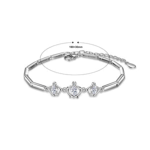 Fashion Crown Bracelet with Austrian Element Crystal