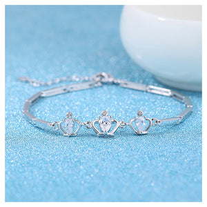 Fashion Crown Bracelet with Austrian Element Crystal