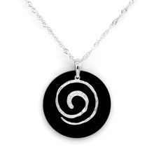 Load image into Gallery viewer, 925 Sterling Silver Mother of Pearl Pendant with necklace