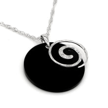 Load image into Gallery viewer, 925 Sterling Silver Mother of Pearl Pendant with necklace