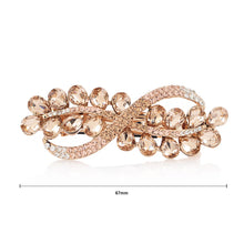 Load image into Gallery viewer, Hairpin with Champagne Austrian Element Crystal