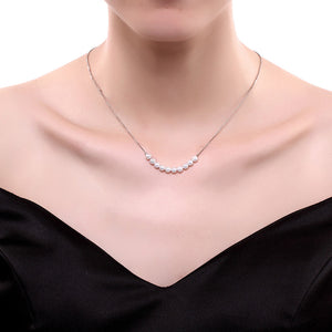 925 Sterling Silver Fashion Pearl Necklace