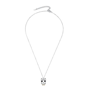 925 Sterling Silver Dog Pendant with Necklace