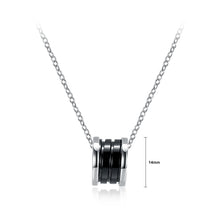 Load image into Gallery viewer, Fashion 925 Sterling Silver Cylindrical Pendant Necklace