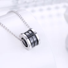 Load image into Gallery viewer, Fashion 925 Sterling Silver Cylindrical Pendant Necklace