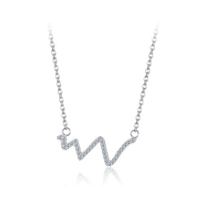 Load image into Gallery viewer, 925 Sterling Silver Lightning Necklace with Austrian Element Crystal