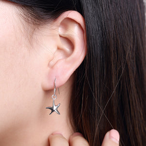 Simple Starfish Earrings