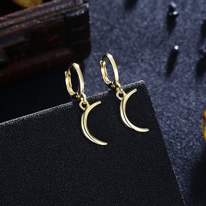 Simple Moon Earrings