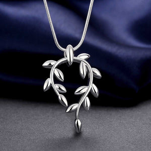 Simple Tree Branch Pendant with Necklace