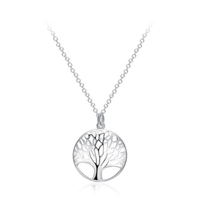 Simple Tree Pendant with Necklace