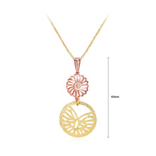 Load image into Gallery viewer, Elegant Flower Pendant with Necklace