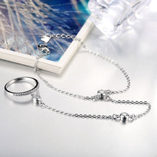Load image into Gallery viewer, 925 Sterling Silver Fashion Bracelet with Austrian Element Crystal