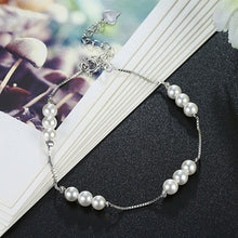Load image into Gallery viewer, 925 Sterling Silver Elegant Pearl Bracelet