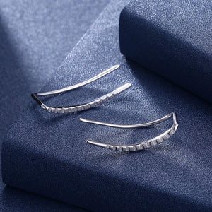 925 Sterling Silver Simple Earrings - Glamorousky