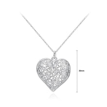 Load image into Gallery viewer, Simple Hollow Heart Pendant with Necklace - Glamorousky