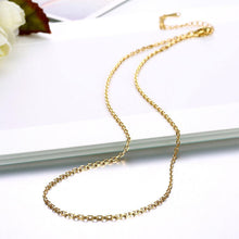 Load image into Gallery viewer, Simple Plated Gold Necklace - Glamorousky