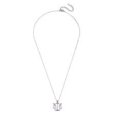 Load image into Gallery viewer, 925 Sterling Silver 12 Constellation Libra Pendant Necklace with Austrian Element Crystal - Glamorousky