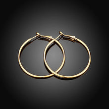 Load image into Gallery viewer, Fashion Plated Simple Gold Round Earrings - Glamorousky