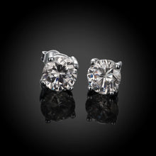 Load image into Gallery viewer, Fashion Simple Round Cubic Zircon Stud Earrings - Glamorousky
