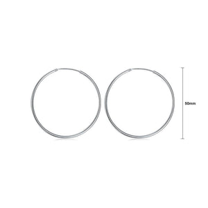 Simple Circle Earrings - Glamorousky