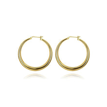 Load image into Gallery viewer, Popular Plated Gold Round Earrings - Glamorousky