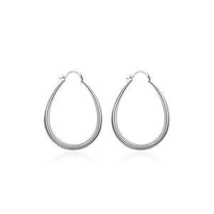 Simple U-shaped Water Drop Earrings - Glamorousky