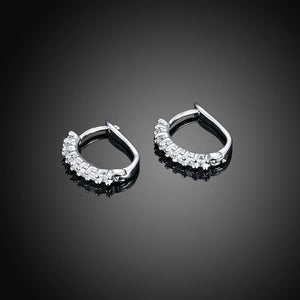 Simple and Fashion Cubic Zircon Earrings - Glamorousky