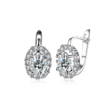 Load image into Gallery viewer, Dazzling Oval Cubic Zircon Earrings - Glamorousky