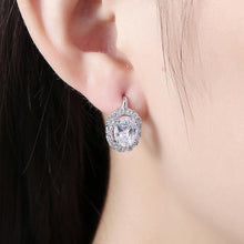 Load image into Gallery viewer, Dazzling Oval Cubic Zircon Earrings - Glamorousky