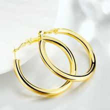 Load image into Gallery viewer, Fashion Plated Gold Round Earrings - Glamorousky