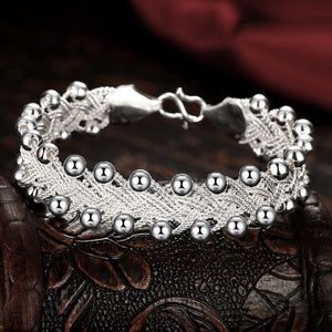 Fashion Woven Rope Bead Bracelet - Glamorousky