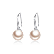 Load image into Gallery viewer, 925 Sterling Silver Elegant Simple Fashion Beige Pearl Earrings - Glamorousky