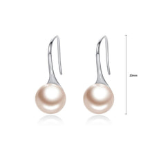 Load image into Gallery viewer, 925 Sterling Silver Elegant Simple Fashion Beige Pearl Earrings - Glamorousky