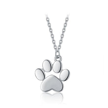 Load image into Gallery viewer, 925 Sterling Silver Cute Cat Claw Pendant with Necklace - Glamorousky