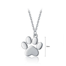 Load image into Gallery viewer, 925 Sterling Silver Cute Cat Claw Pendant with Necklace - Glamorousky