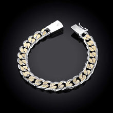 Load image into Gallery viewer, Fashion Geometric Two-Tone Side Bracelet For Men - Glamorousky
