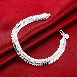 Simple Snake Bracelet For Men - Glamorousky