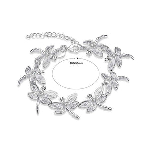 Elegant Dragonfly Bracelet with Austrian Element Crystal - Glamorousky