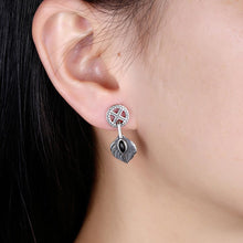 Load image into Gallery viewer, 925 Sterling Silver Retro Fashion Leaf Earrings - Glamorousky