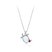 Load image into Gallery viewer, 925 Sterling Silver Fashion Aries Pendant with Austrian Element Crystal and Necklace - Glamorousky
