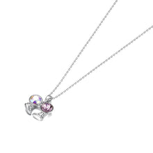 Load image into Gallery viewer, 925 Sterling Silver Fashion Gemini Pendant with Austrian Element Crystal and Necklace - Glamorousky