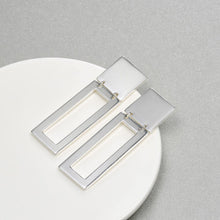 Load image into Gallery viewer, Simple Fashion Geometric Rectangle Earrings - Glamorousky