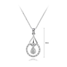 Load image into Gallery viewer, Simple Water Drop-shaped Pendant with Austrian Element Crystal and Necklace - Glamorousky