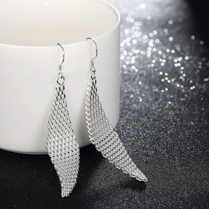 Simple Romantic Fashion Geometric Diamond Earrings - Glamorousky