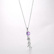 Load image into Gallery viewer, 925 Sterling Silver Elegant Fashion Sexy Cat Pendant and Necklace with Austrian Element Crystal - Glamorousky