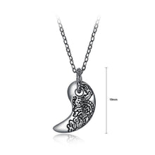 Load image into Gallery viewer, 925 Sterling Silver Retro Fashion Personality Crescent Pendant with Necklace - Glamorousky