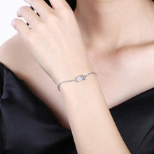 Load image into Gallery viewer, 925 Sterling Silver Simple Geometric Triangle Cubic Zircon Bracelet - Glamorousky