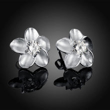 Load image into Gallery viewer, Elegant Romantic Fashion Rose Flower Cubic Zircon Earrings - Glamorousky