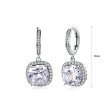 Load image into Gallery viewer, Fashionable Elegant Square Cubic Zircon Earrings - Glamorousky