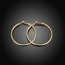 Load image into Gallery viewer, Fashion Simple Plated Gold Circle Earrings - Glamorousky
